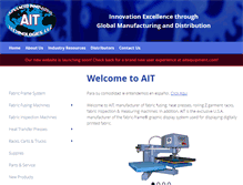 Tablet Screenshot of aitequipment.com